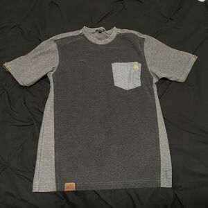 McDonald’s Men’s Small Shirt Gray Uniform Pocket Timeless Elements Extra Button